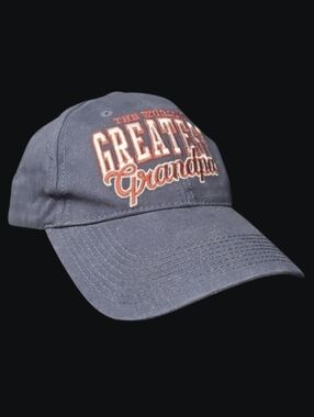 THE WORLDS GREATEST GRANDPA BASEBALL CAP